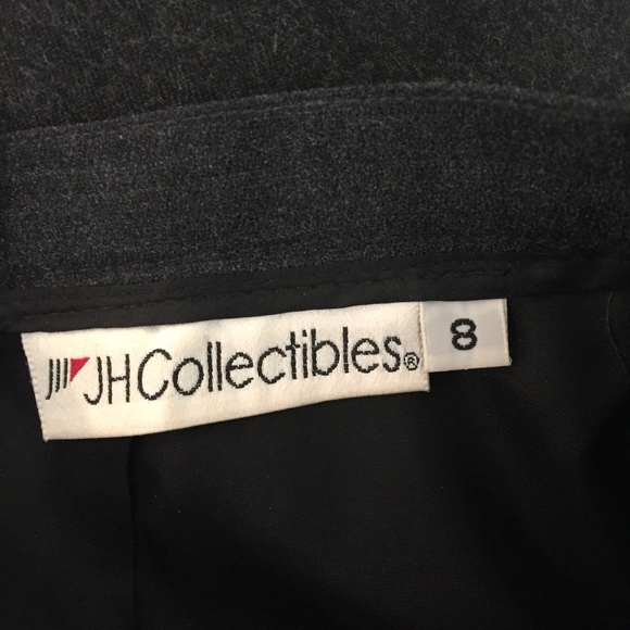 JH COLLECTIBLES Vintage gray wool pencil skirt - Picture 4 of 4